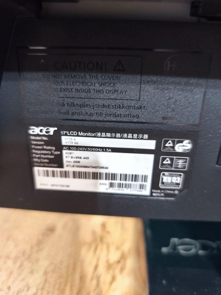 Monitor Acer używany