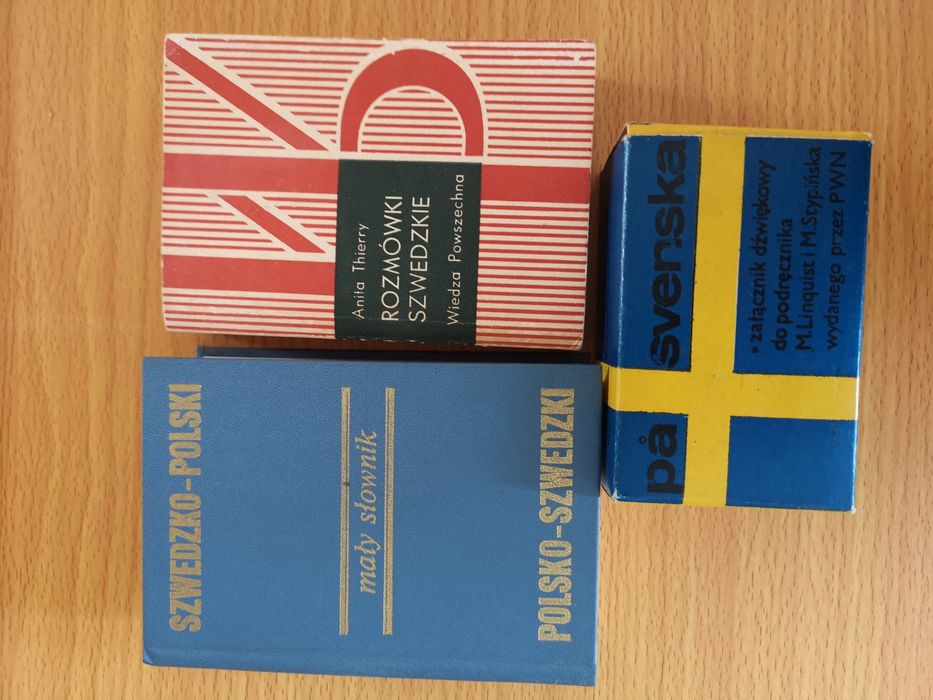 Słownik Polsko szwedzki, rozmówki i kasety do nauki