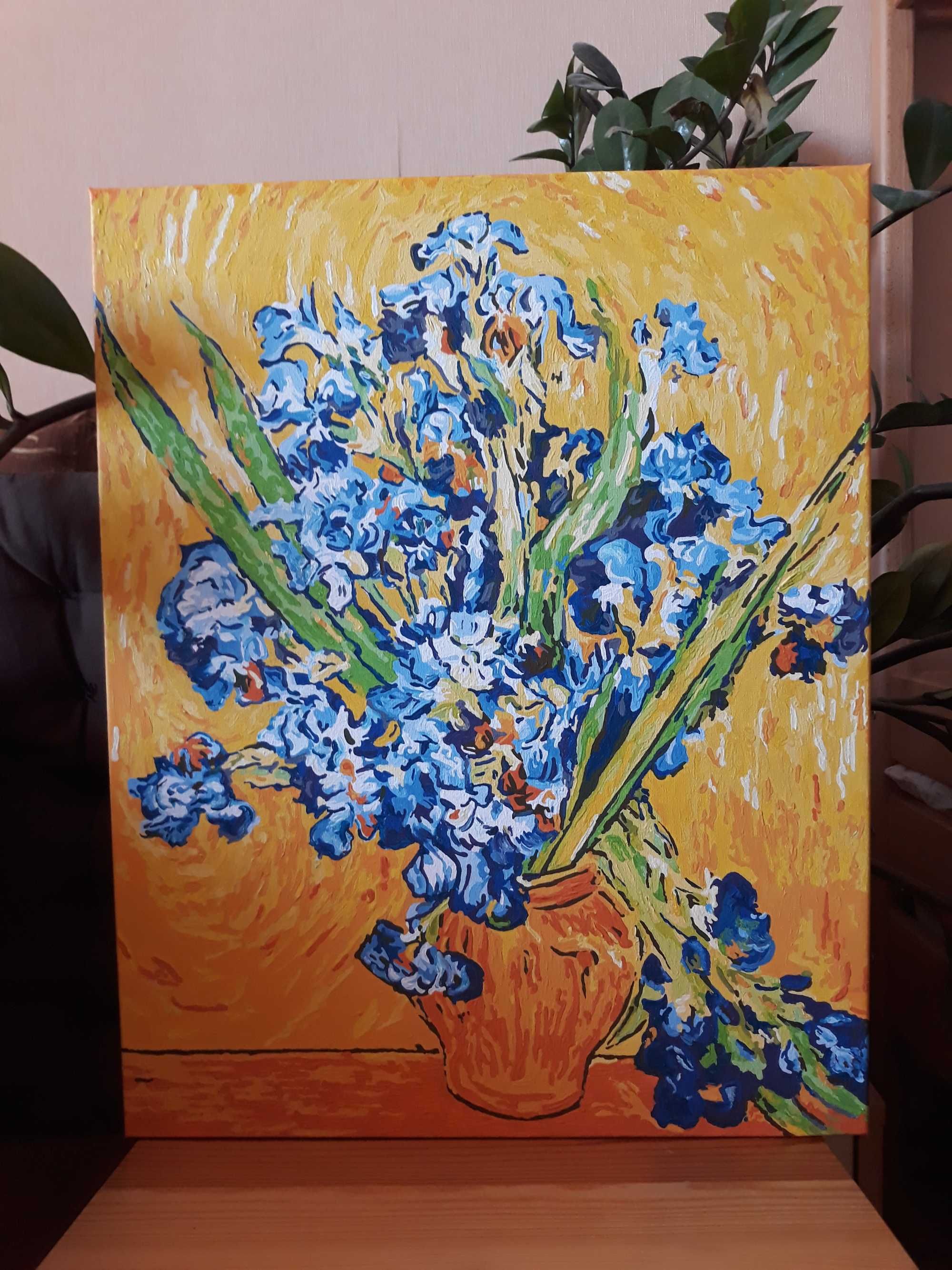 Картина Ван Гог Ирисы в вазе Van Gogh