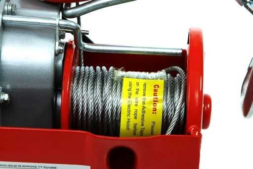 WYCIĄGARKA wciągarka elektryczna LINOWA 800KG 230V 12m