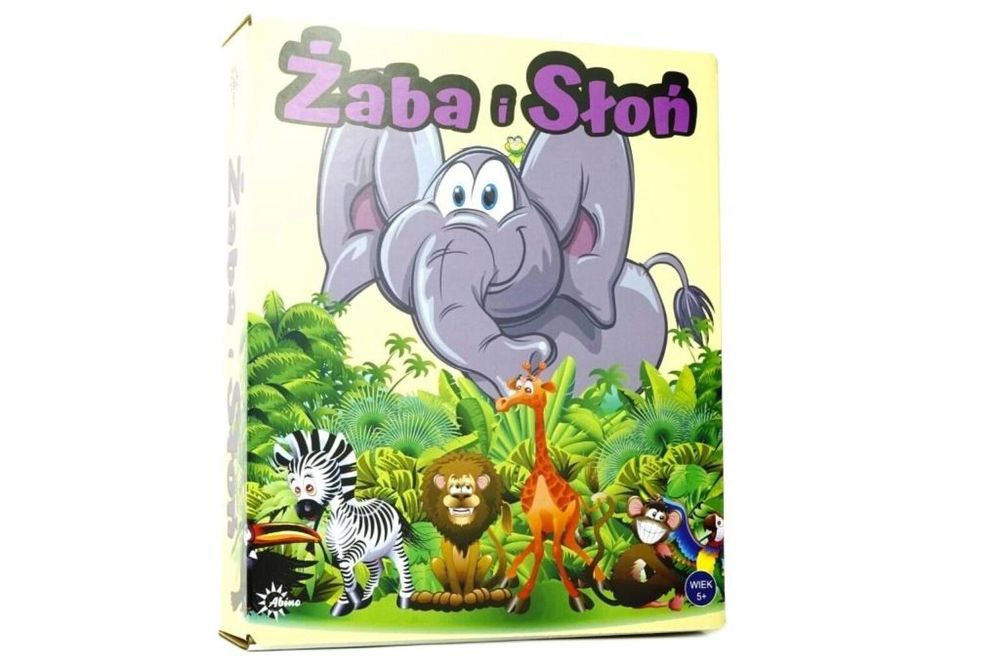 Żaba i słoń ABINO ABINO pudełko,237x193 mm