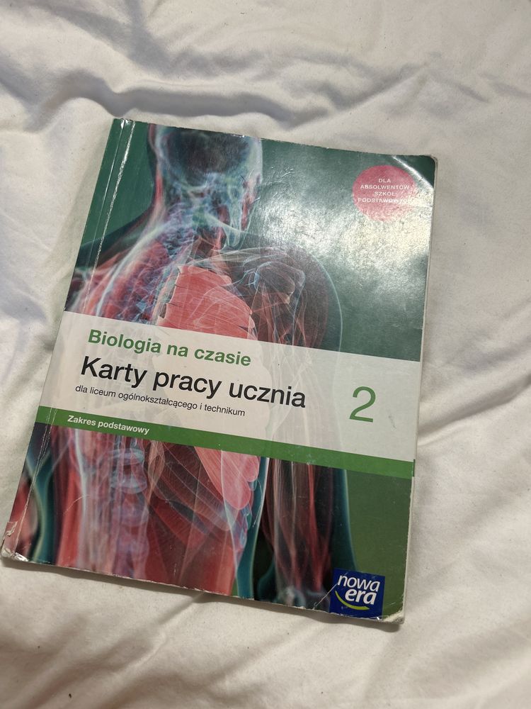 Wypełnione karty pracy ucznia biologia na czasie 2