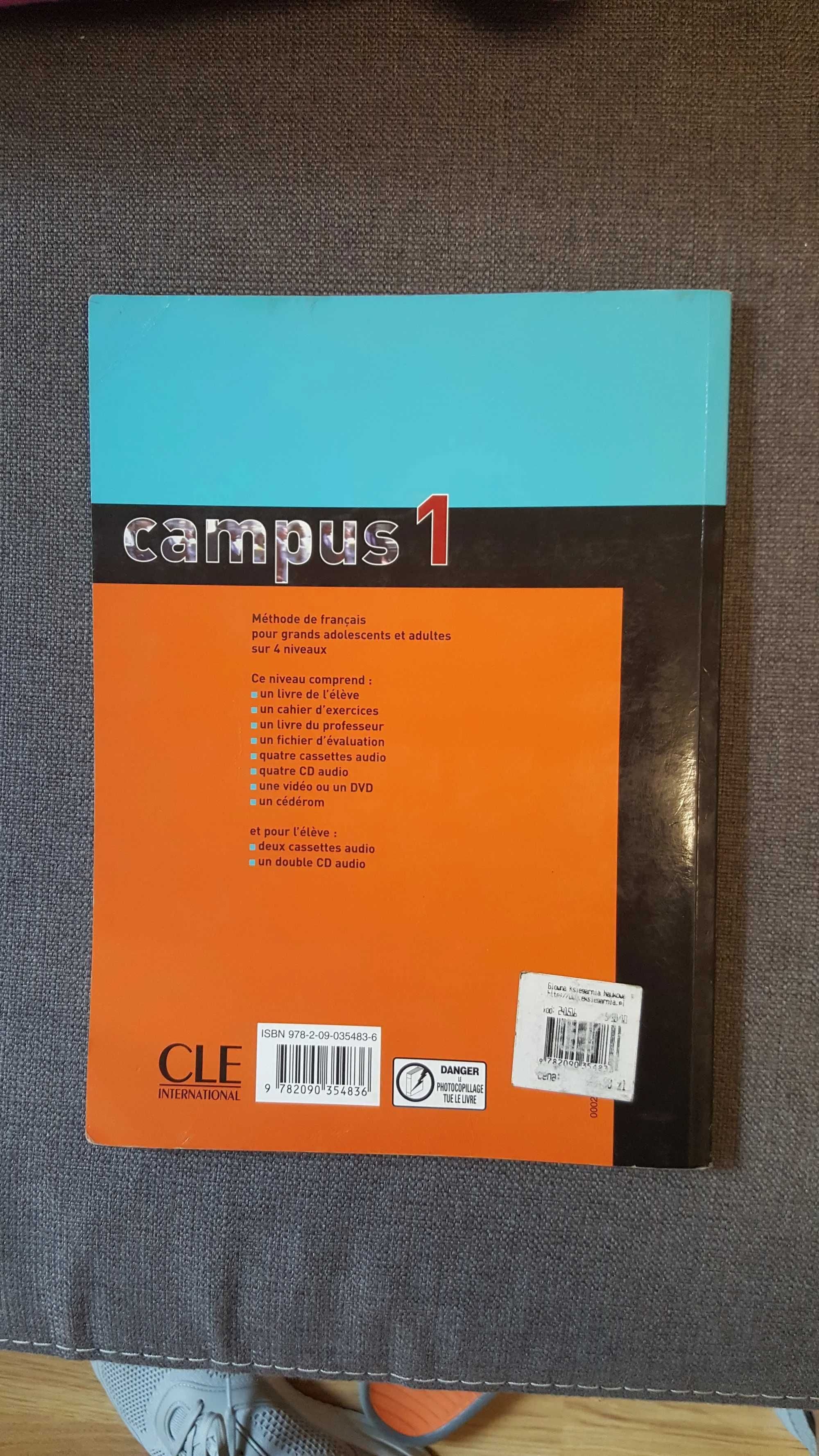 Campus 1 Podręcznik język francuski - Książka do języka francuskiego