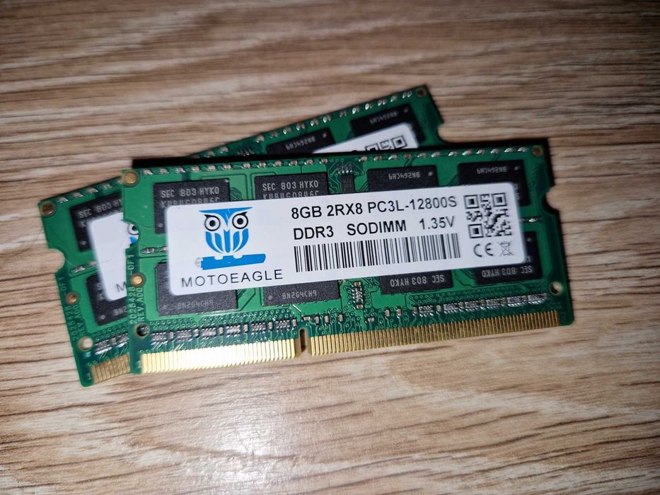 Pamięć RAM 16GB (2x8GB) DDR3 SODIMM PC3L 12800S 1600MHz