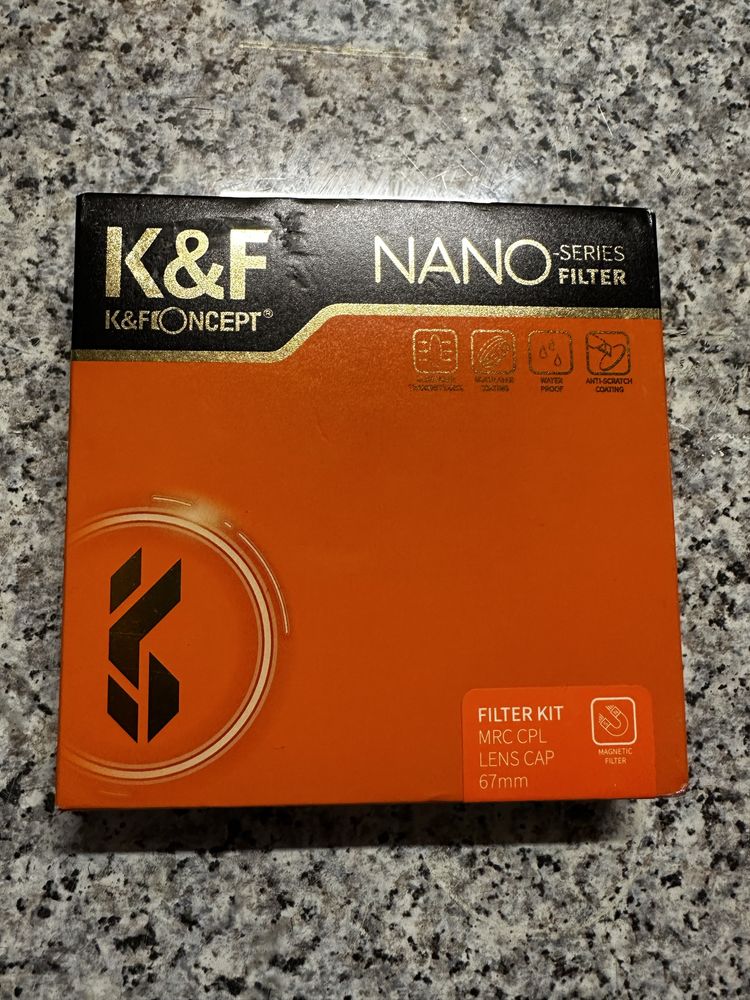 Магнитный поляризационный фильтр 67мм NANO X CPL K&F Concept