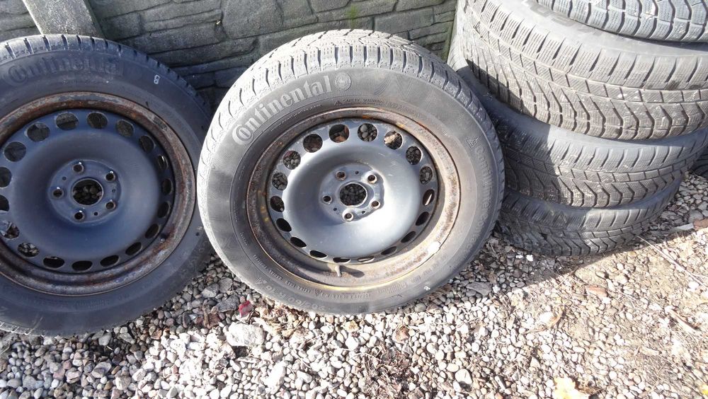 Opony Volkswagen Sharan zimowe + stalówki R16 (8)