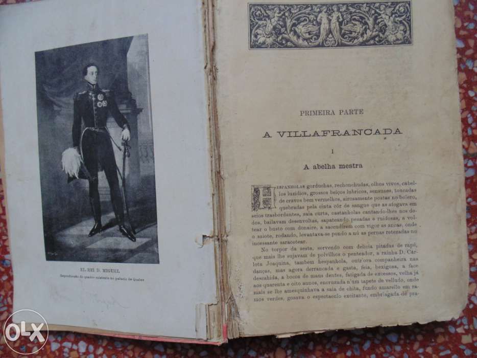 Livro el-rei d.miguel - faustino da fonseca antigo .cronica popular do