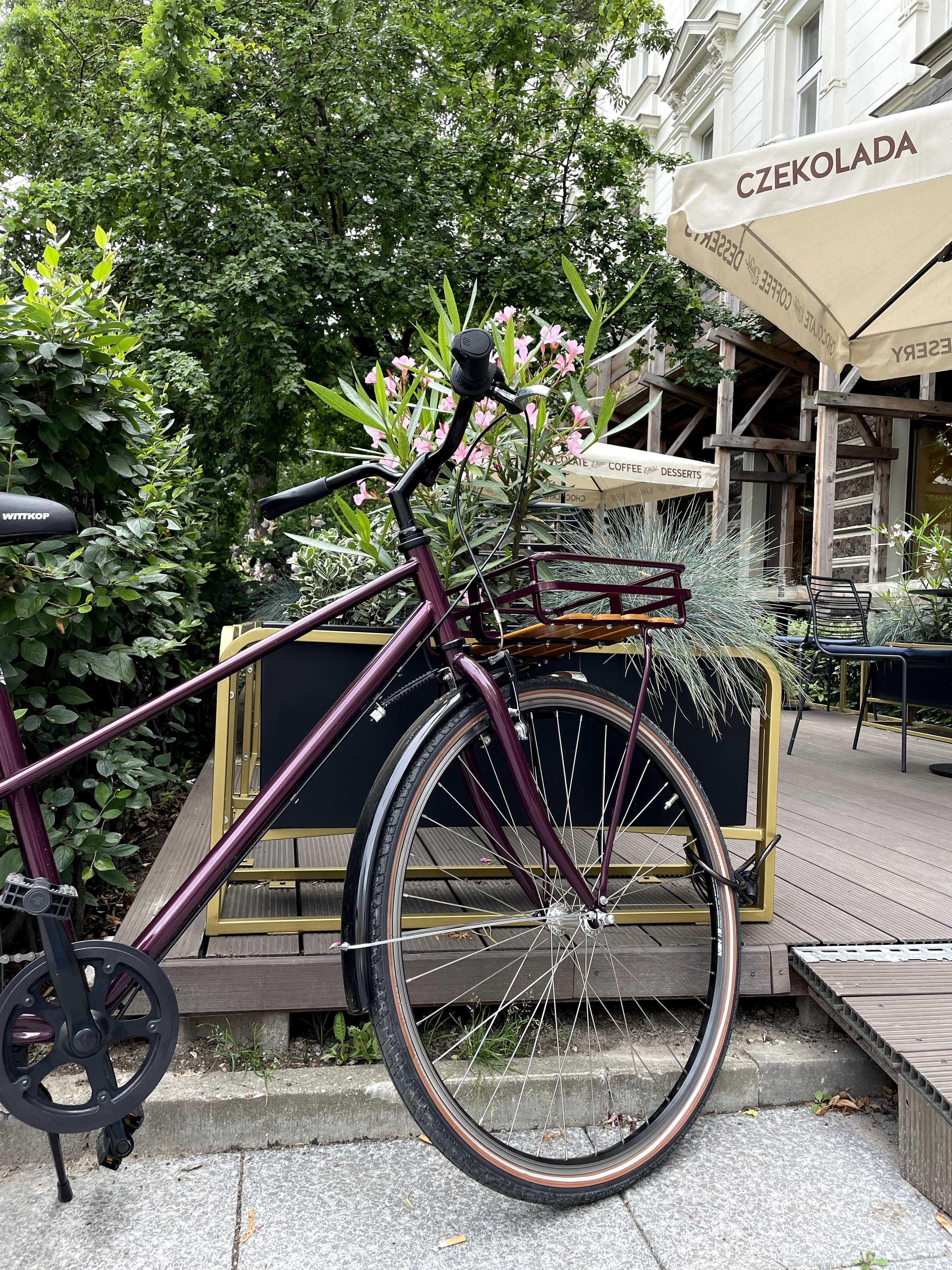 Miejski rower customowy w rzadkim kolorze. Stan idealny.