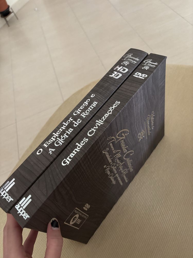Livros Grandes Civilizações + 4 DVDs