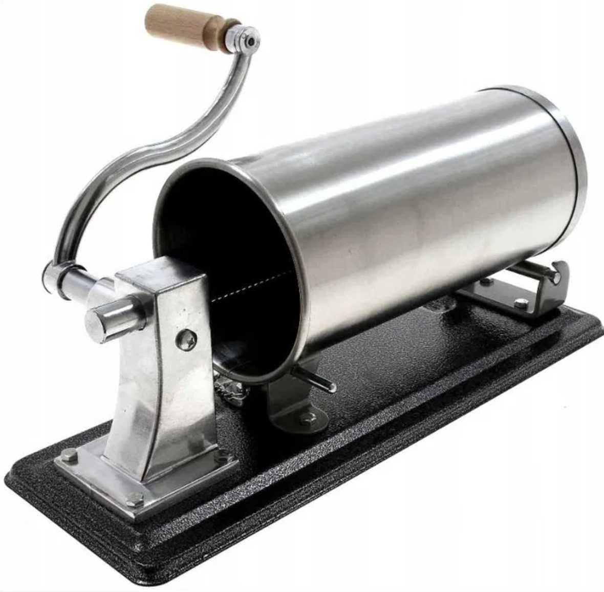 stalowa NADZIEWARKA DO KIEŁBAS 5.5 KG poziom, tłok silikon t15