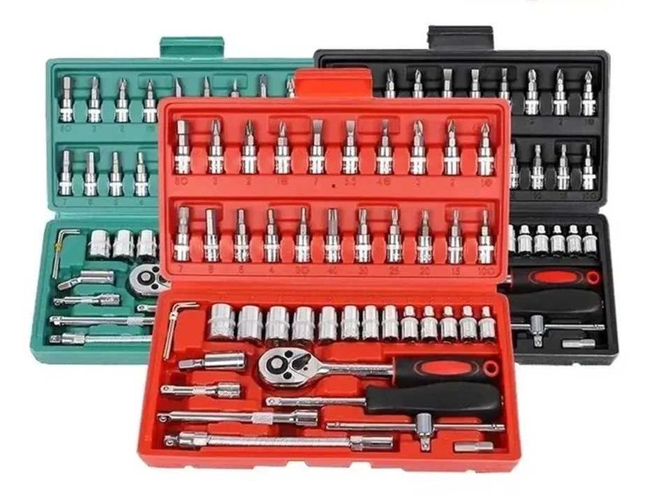 Наборы головок с трещотками и ключами от 410 грн/набор