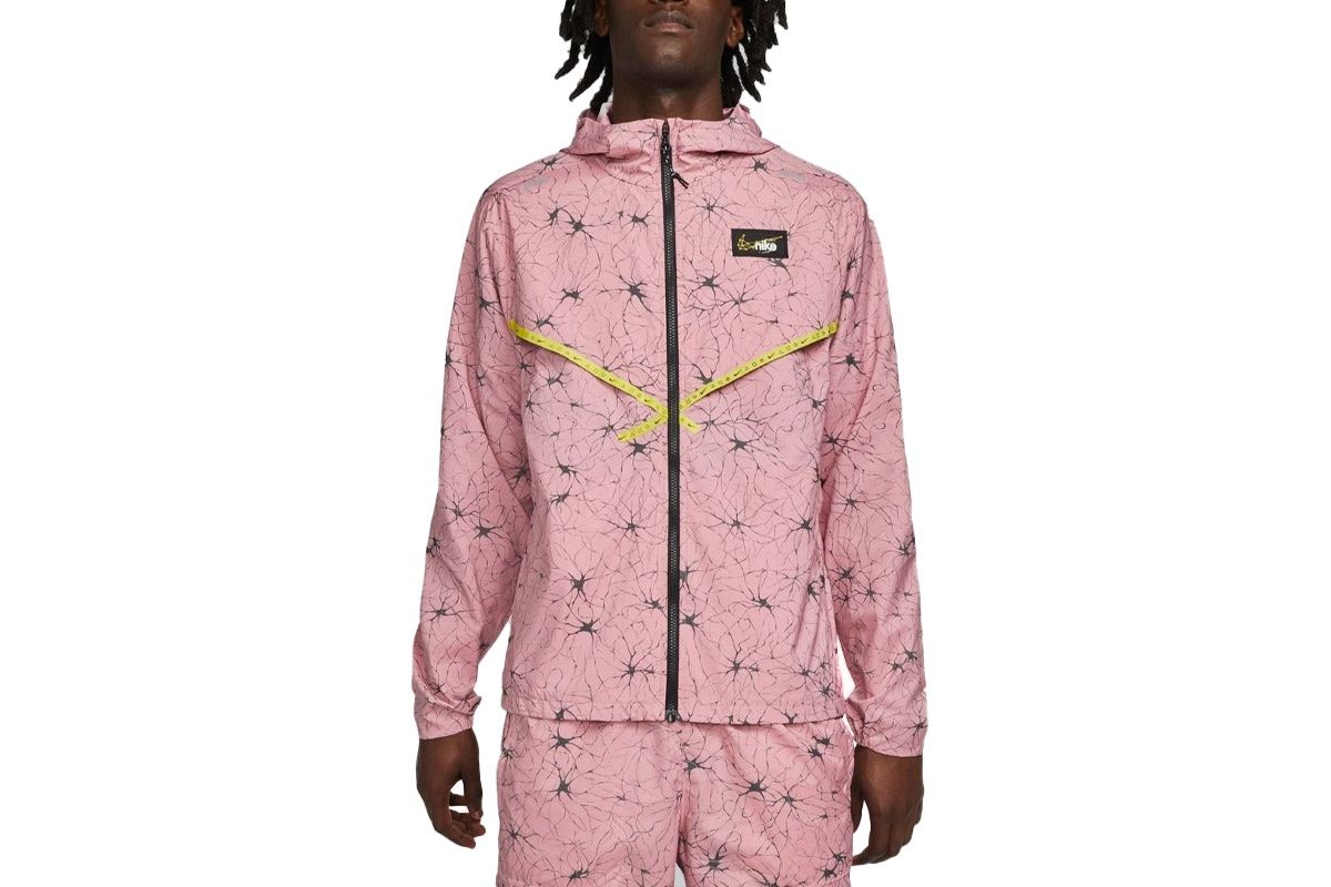 Куртка Nike Repel UV DYE Running Windrunner розовая DQ4784-698 мужская