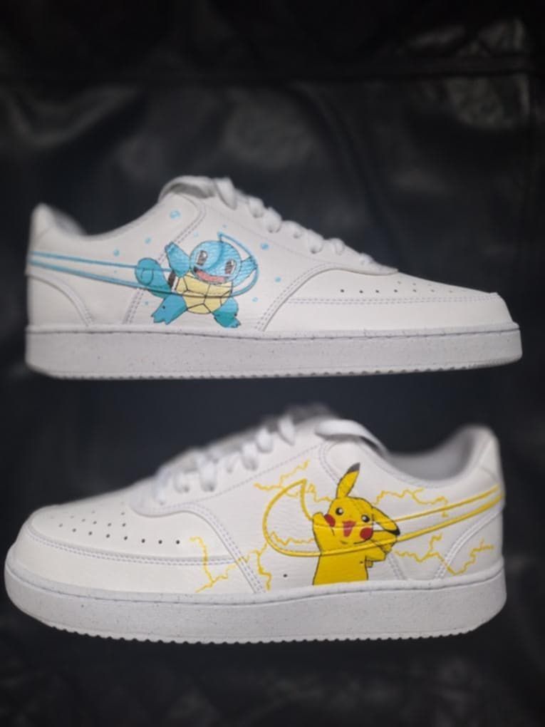 Buty Nike court custom pokemon