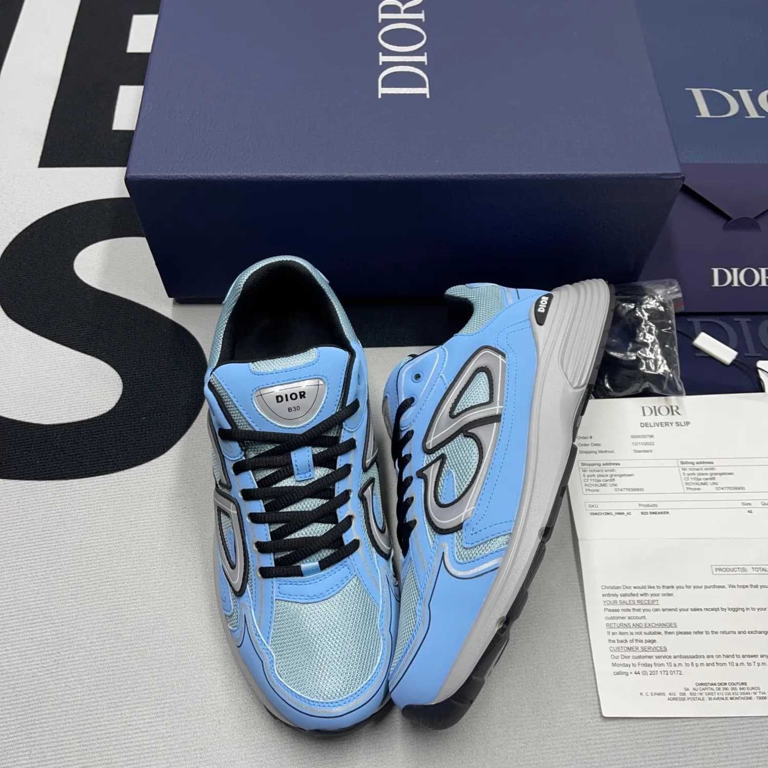 Buty Dior B30 Blue Grey (38-46)