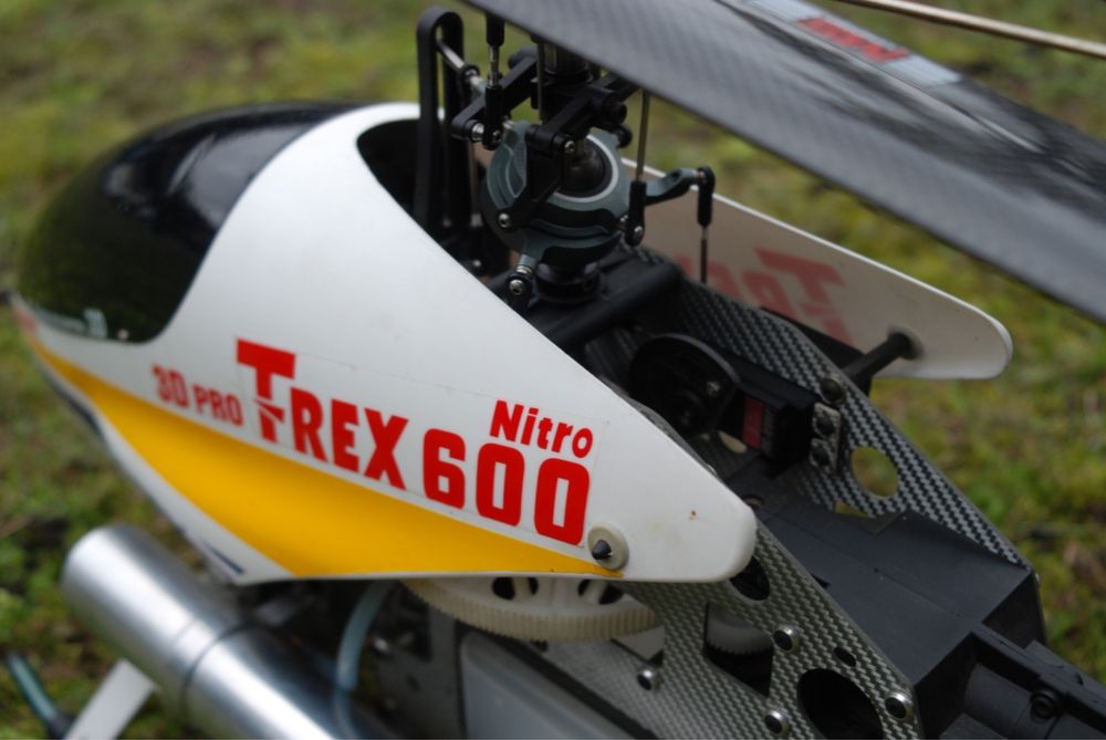 Вертоліт trex 600 3d pro nitro з пультом