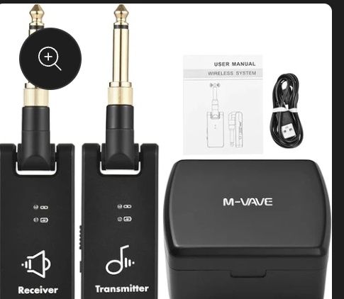 M vave Sistema de guitarra sem fio 2.4g