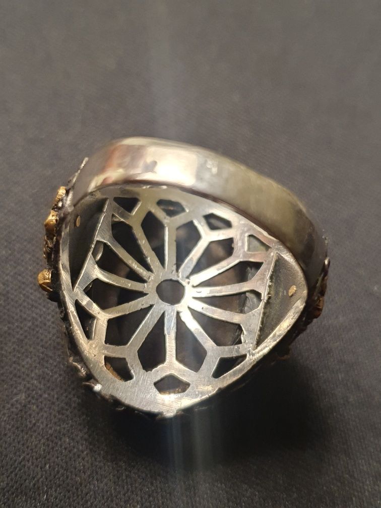 Срібна печатка кольцо
