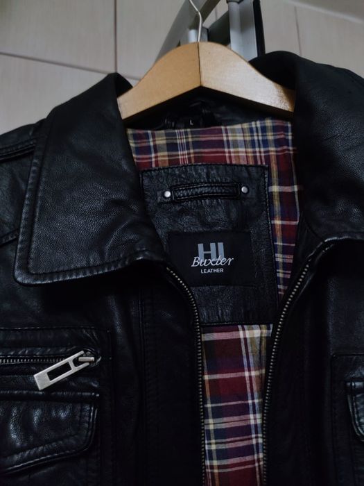 kurtka skórzana L Buxter leather jacket skóra naturalna genuine leathe