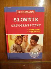 Słownik ortograficzny + gramatyka + dyktanda Buchmann