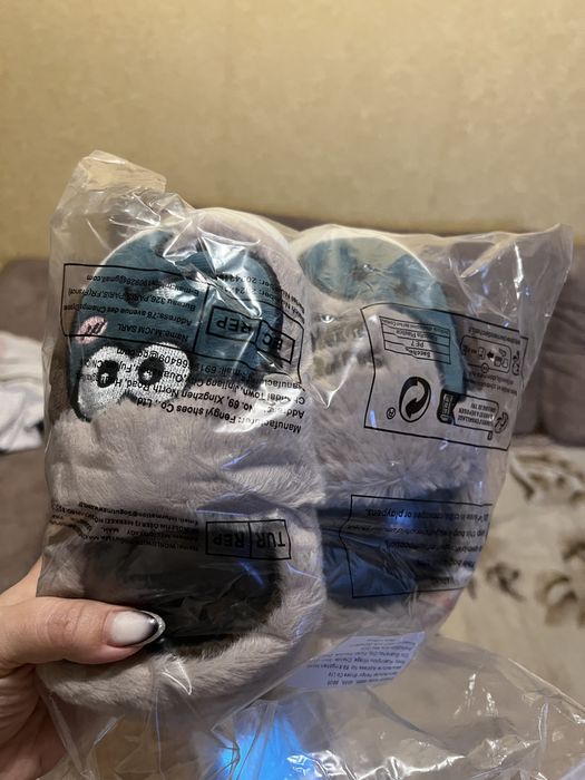 Теплі тапки, дитячі тапочки, тапки в садок