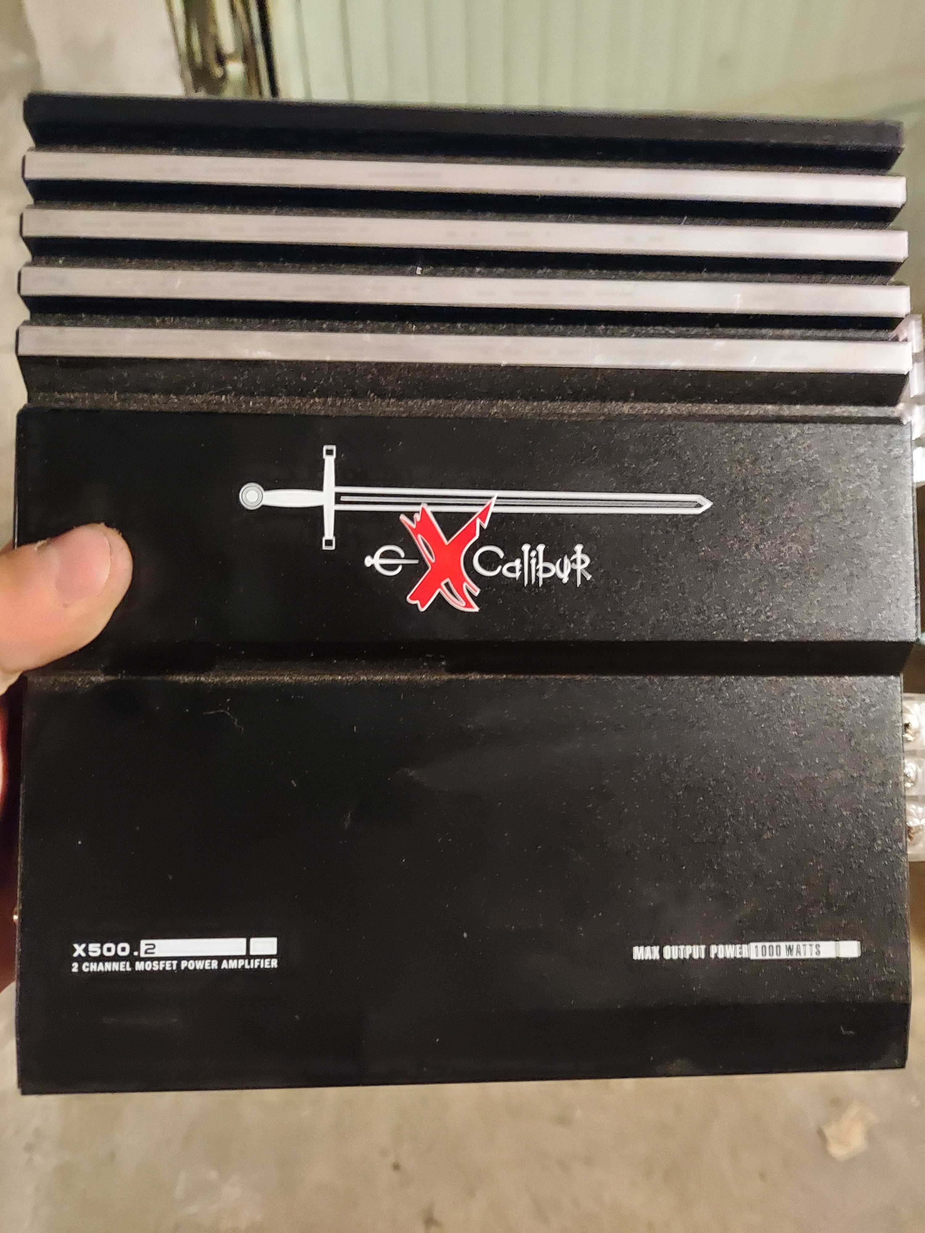 kit subwoofer e amplificador 1000W excalibur x12c