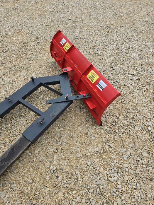 Solidny pług do śniegu do wózka widłowego wytrzymały TRANSPORT