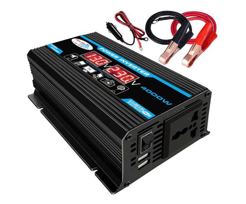 ДБЖ UPS Інвертор + зарядний 6А - 2в1 - перетворювач напруги 12/220 V