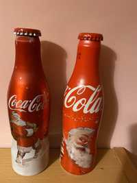 Garrafas coca cola coke aluminio Natal Urso estrelas Pai Natal cada 15