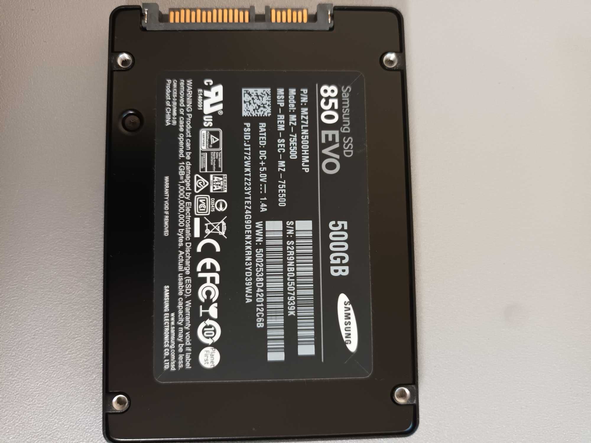 SSD диск Samsung 500 GB 850 Evo SATA III