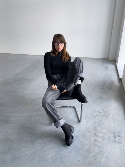 ХИТ ПРОДАЖ‼️Ботинки Челси женские Демисезон Зима // Кожа с напылением