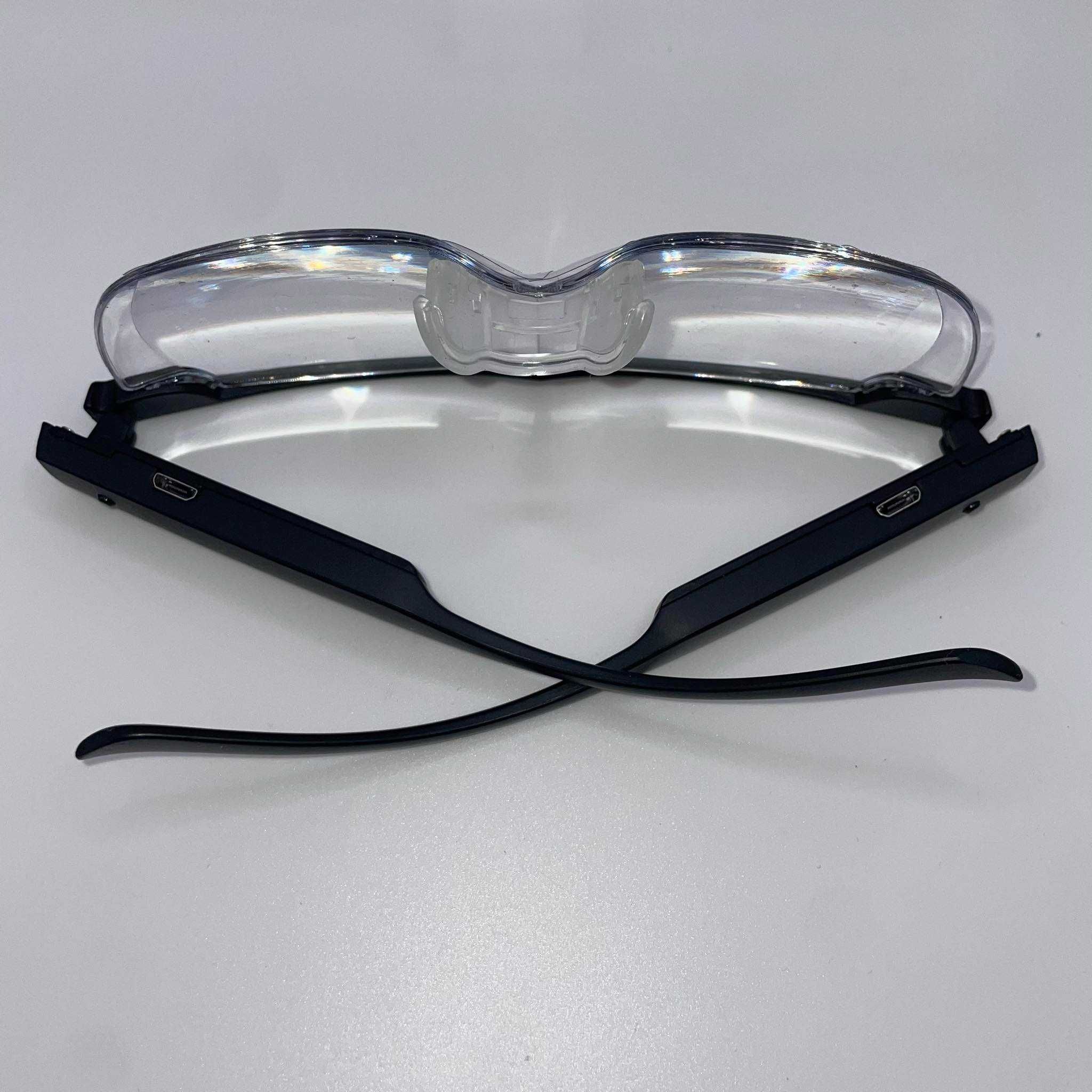 Okulary do czytania BIGFOX, okulary powiększające, 2 diody LED