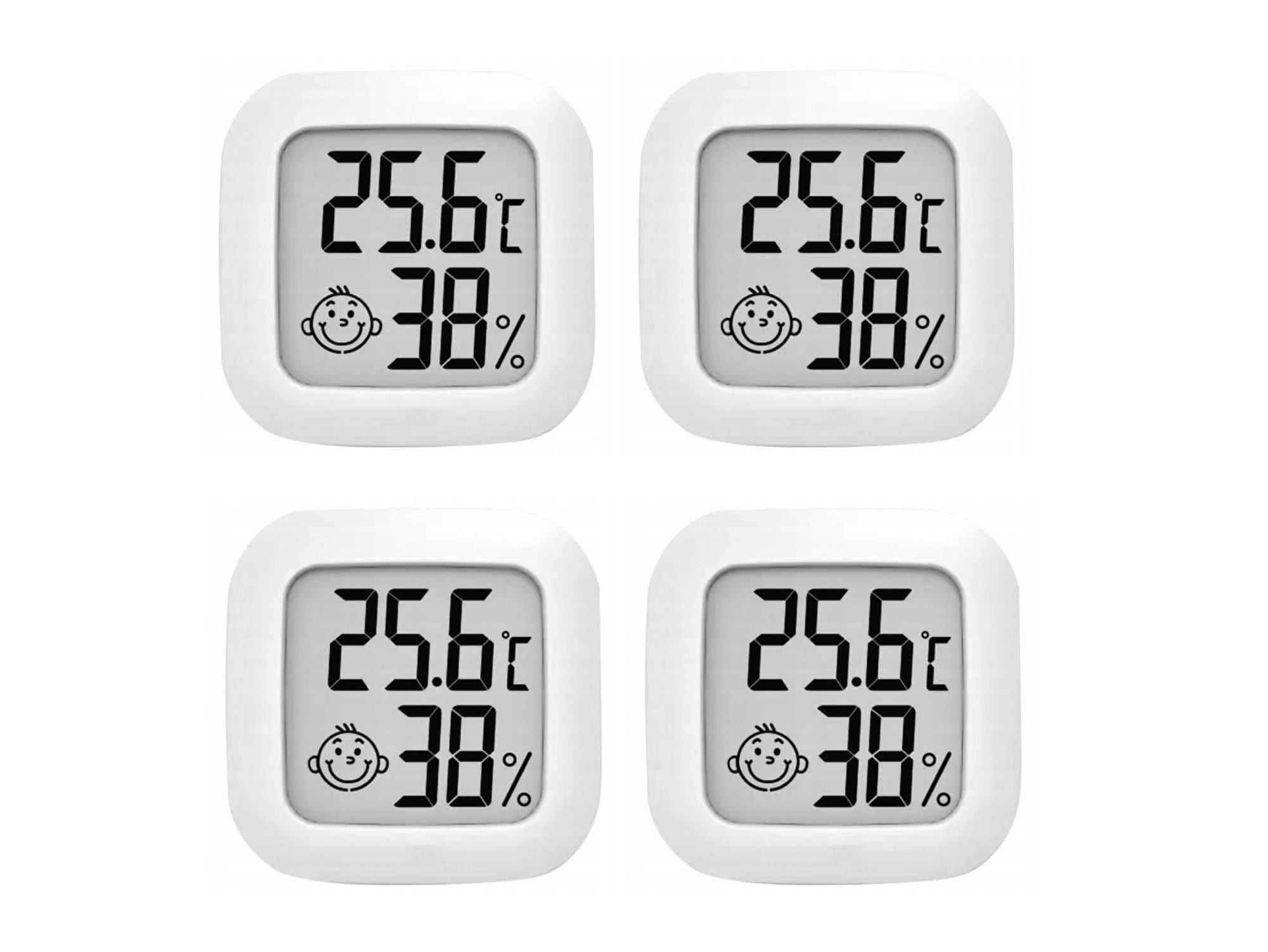 4x termometr cyfrowy higrometr elektroniczny wilgotność powietrza