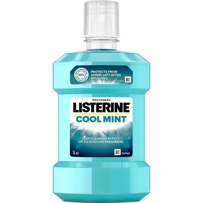 Listerine Cool Mint Płyn Do Płukania Jamy Ustnej 1000Ml (P1)