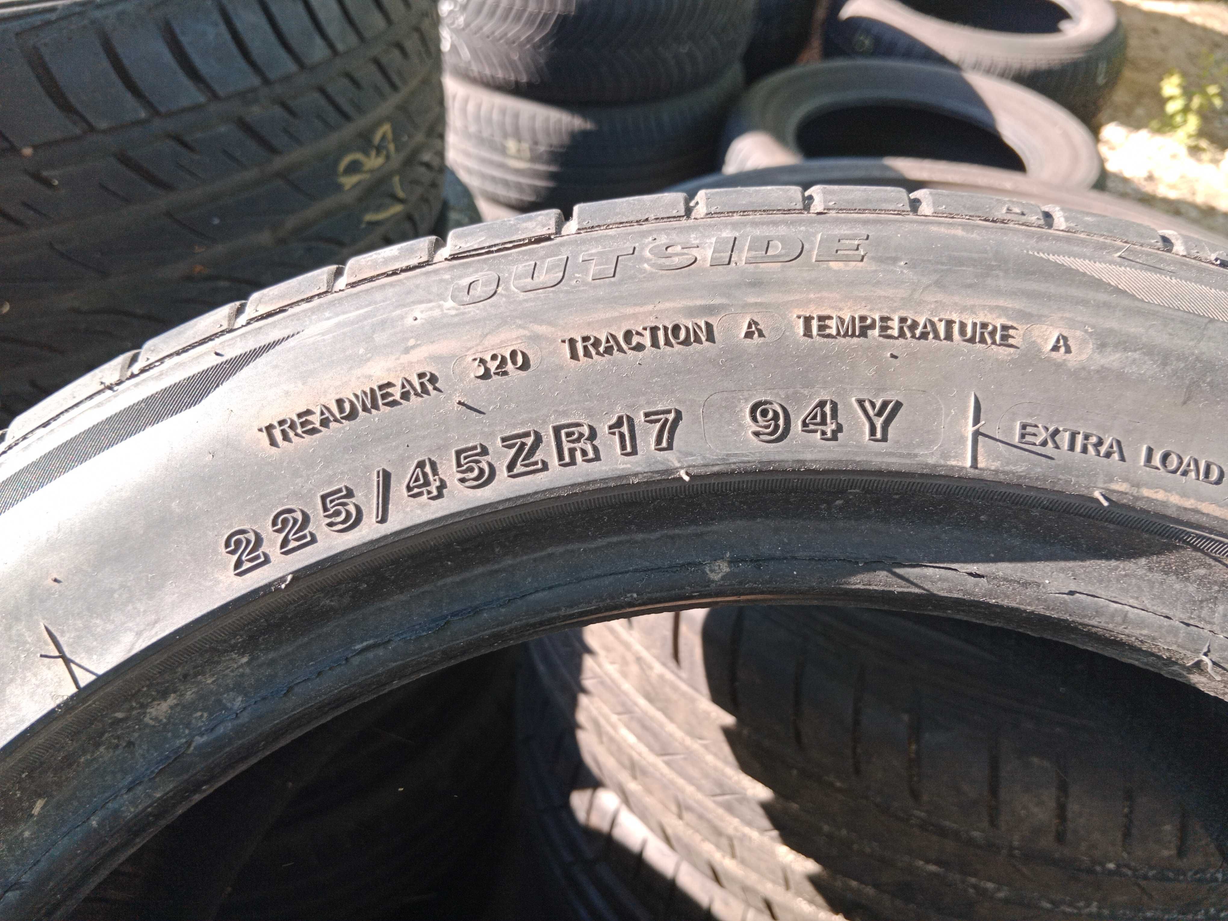 Opona używana 225/45R17 imperial EcoSport 2 1szt.