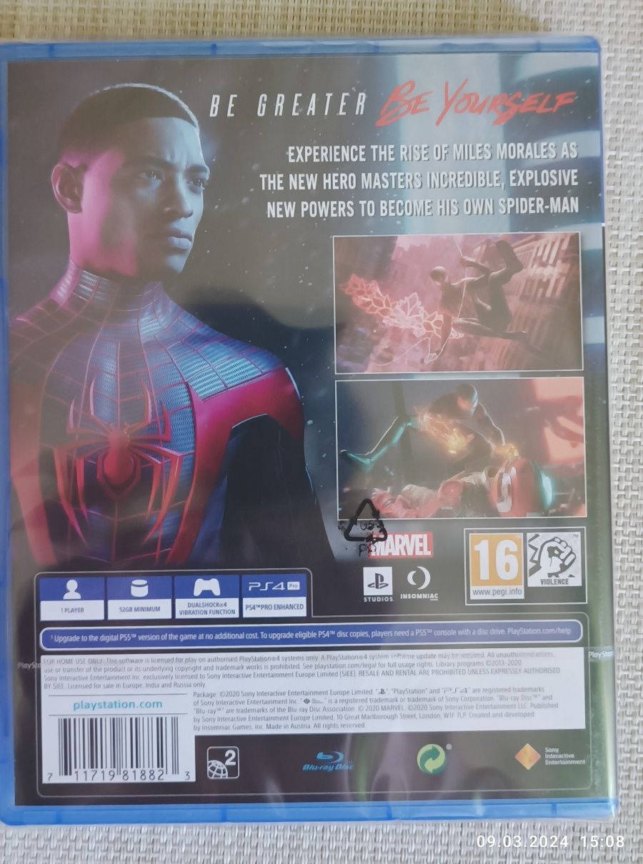 Marvel's Spider-Man Miles Morales PS4