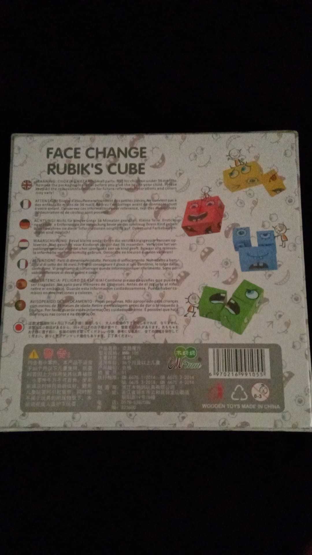 Mudança de rostos - Rubik's Cube