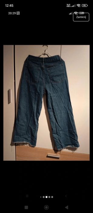Nowe spodnie z szeroką nogawką