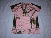 Damska Koszulka - Pinewood RealTree Pink Camo