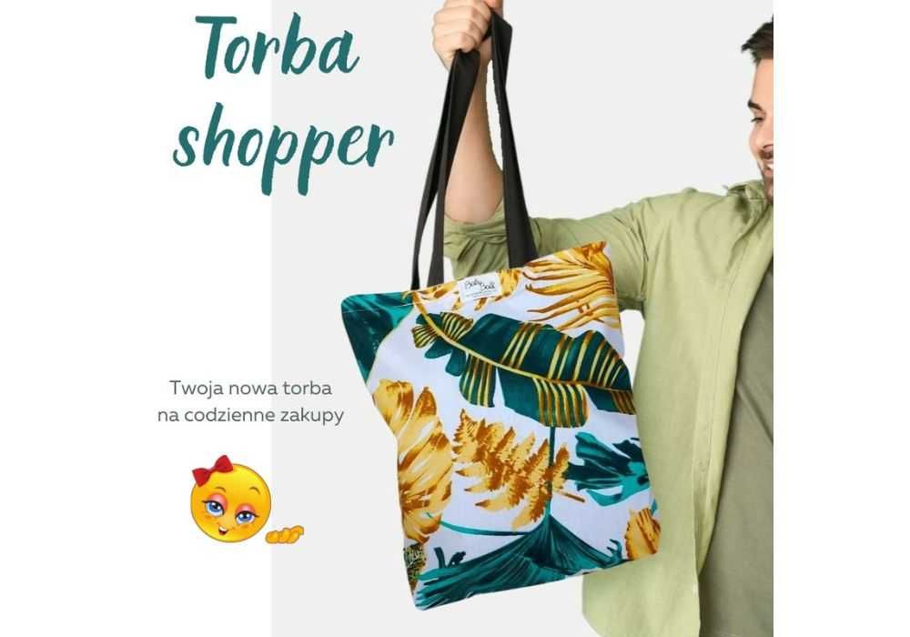 Torba na zakupy bawełniana siatka Stylowa, ekologiczna, praktyczna!