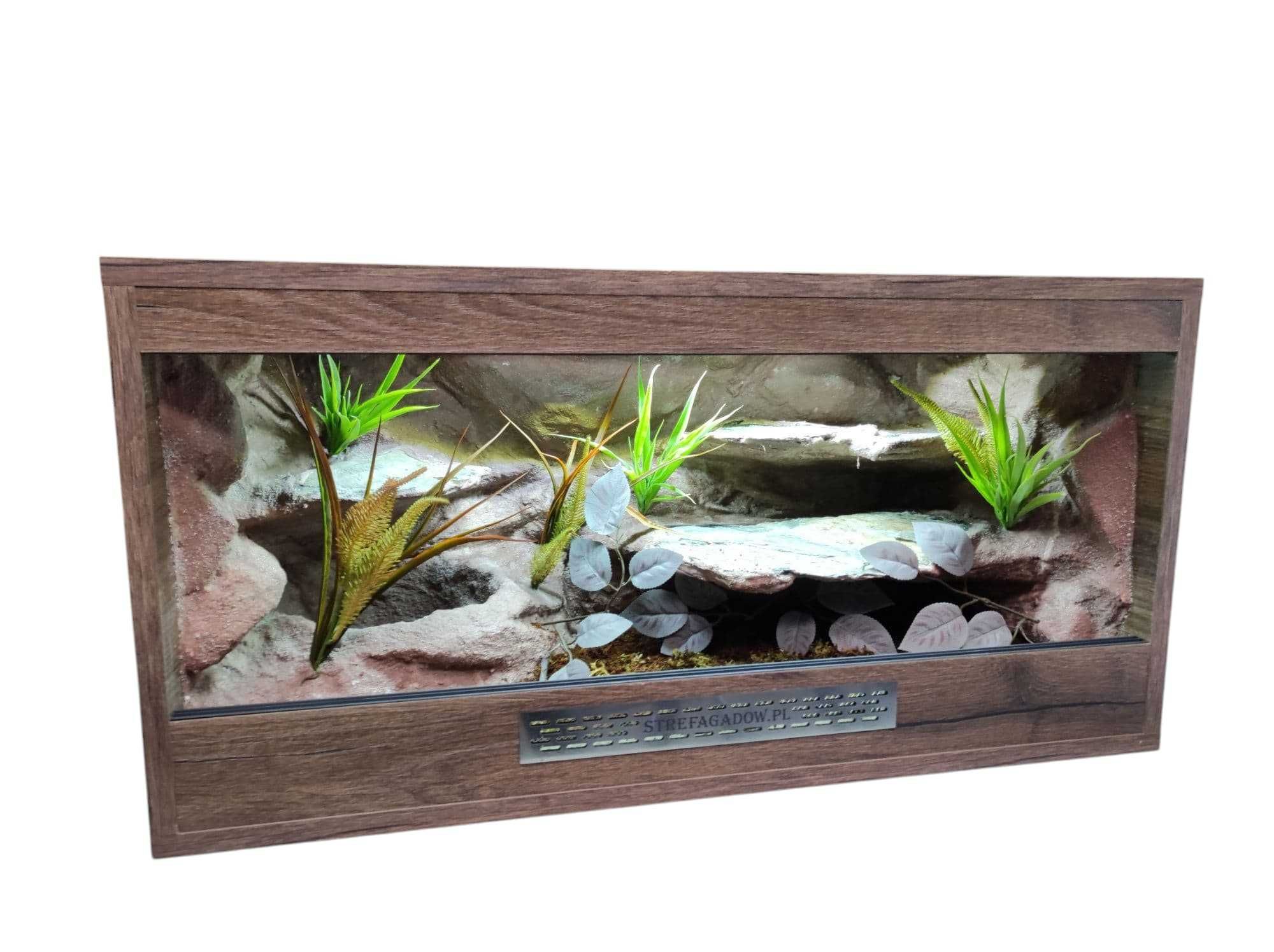 Terrarium tropikalne nr718 80/40/40 dla węża boa pyton DOSTĘPNE