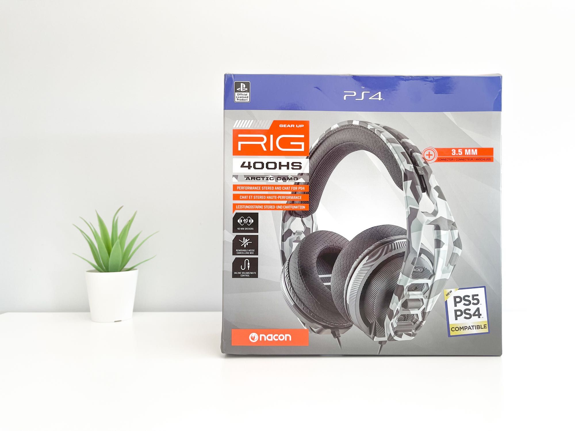 Headset RIG 400HS camuflado para PS4 / PS5