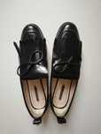 Zara czarne mokasyny Czarne loafersy Zara buty