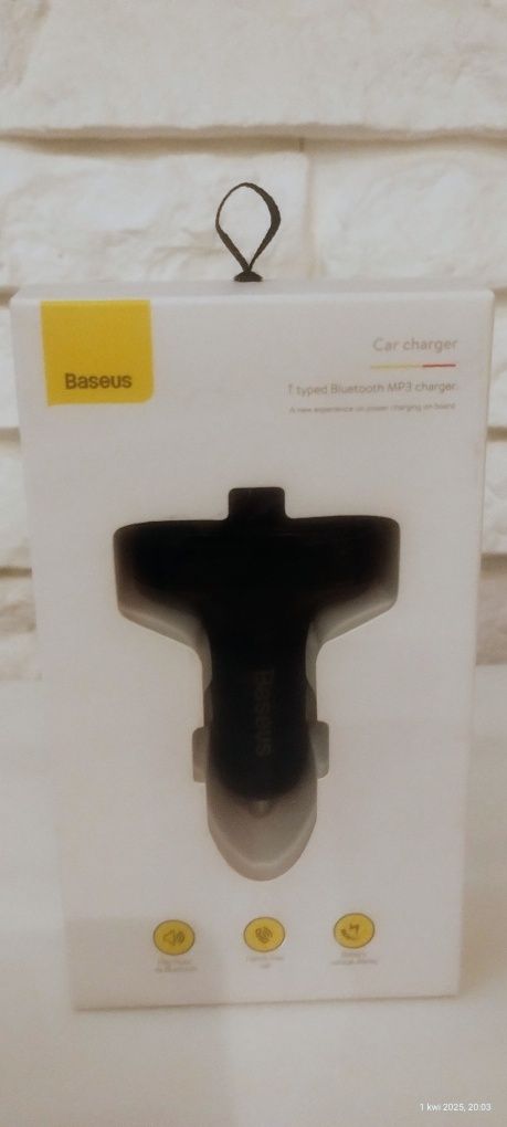Transmiter FM Baseus S-09 2xUSB Bluetooth micro SD