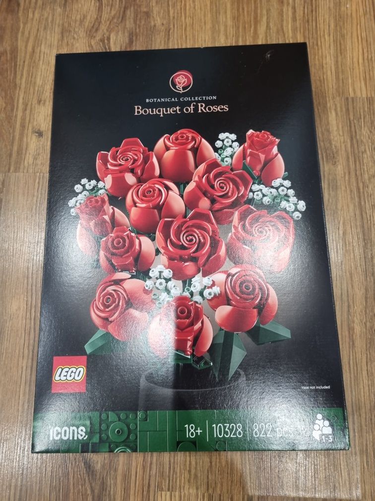 Lego 10328 bukiet róż kwiatów róże walentynki dzień kobiet