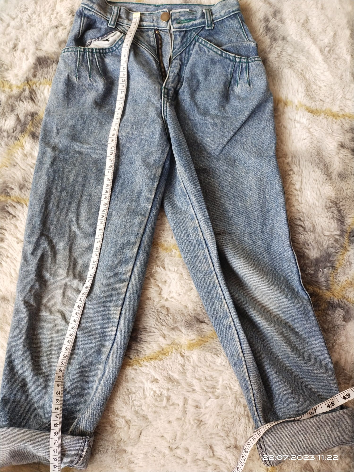 Spodnie jeans dżins 128