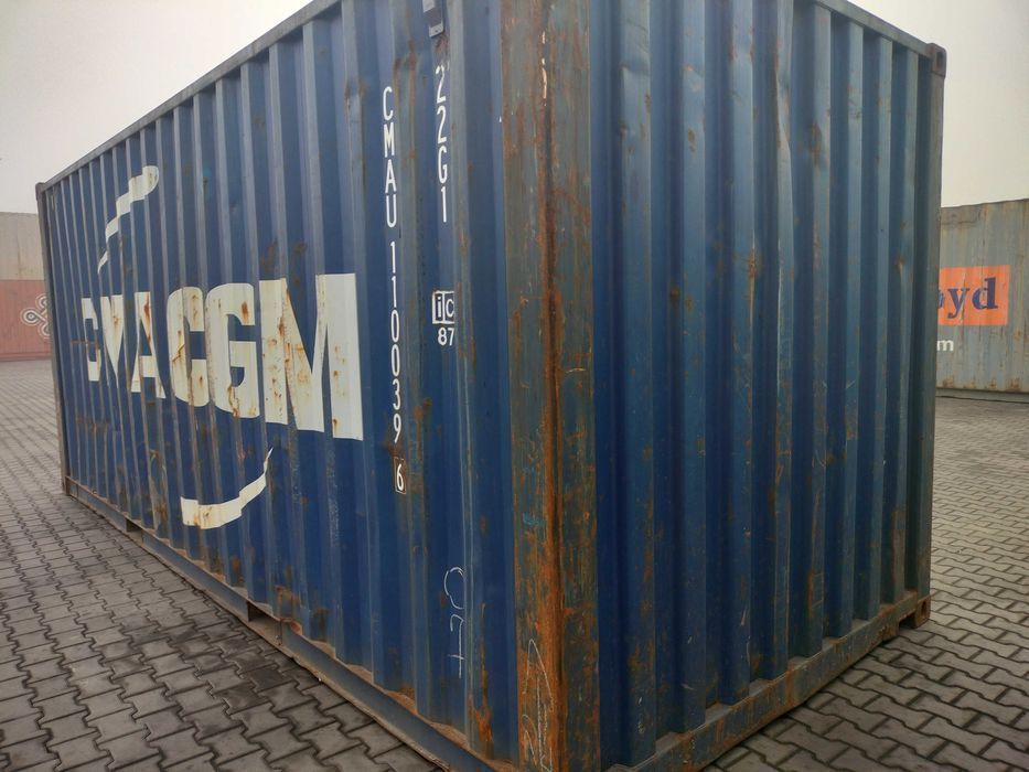 Kontener morski 20'DC używany magazyn 6m 20'DV / KK