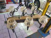 Lampa żyrandol recznie robiony Vintage