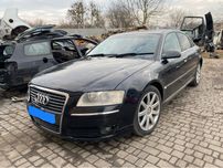 Кузовщина A8 D3 2005 морда капот крила чорний колір ASB HKL