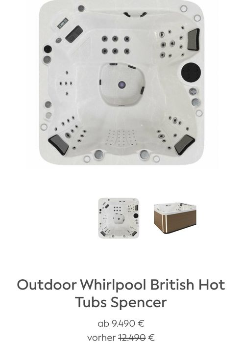 Jacuzzi ogrodowe British Hot