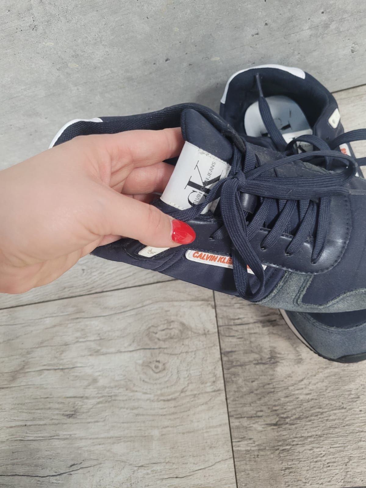 Sneakersy półbuty męskie Calvin Klein rozm 42 granatowe